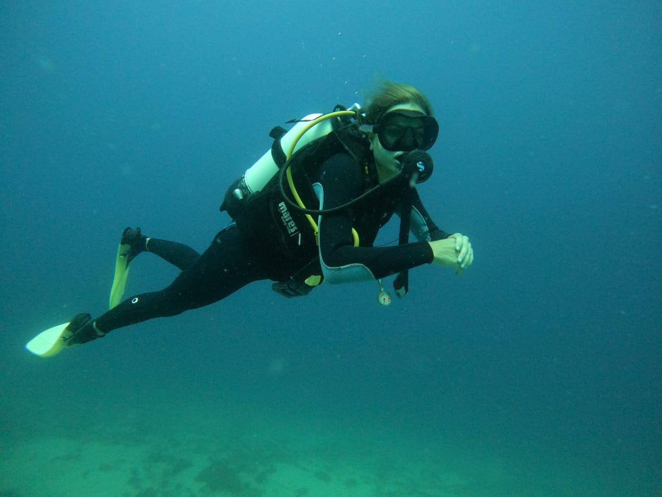 Discovery dive – first dive with an instructor
